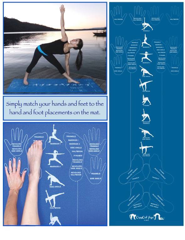 Copycat Instructional Yoga Mat
