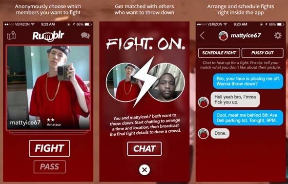 Rumblr Fight App