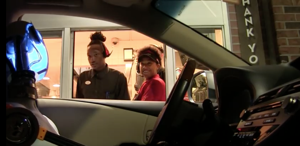Robot Drive-thru prank