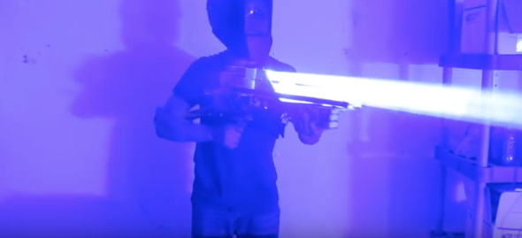 200 Watt Homemade Laser Gun