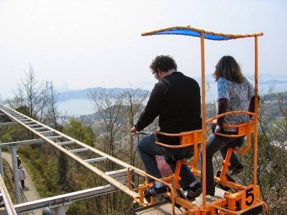 SkyCycle Pedal Powered Japanese Roller Coaster 2