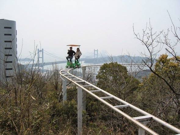 SkyCycle Pedal Powered Japanese Roller Coaster 6