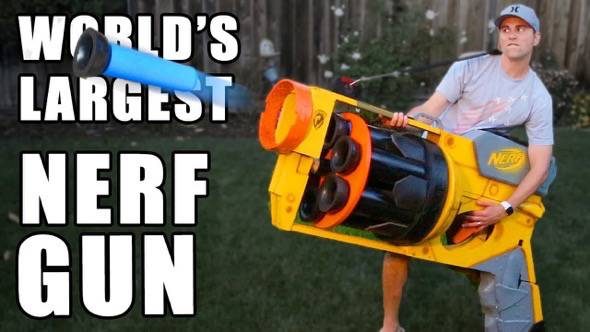 Worlds Largest Nerf Gun