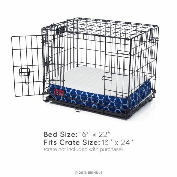 Brindle Waterproof Designer Memory Foam Pet Bed 1