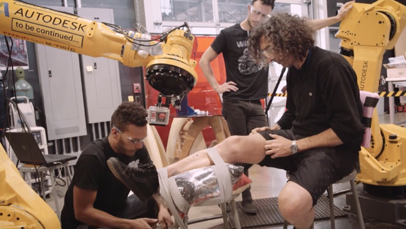 Robot Performing A Tattoo