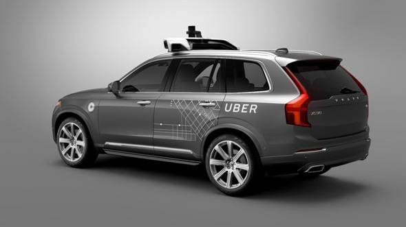 Uber Volvo XC90 Self Driving Car