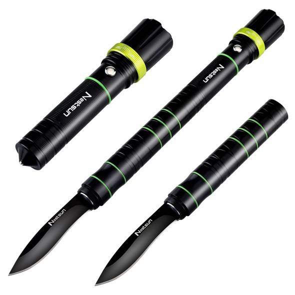 nestsun-tactical-flashlight-knife-blade