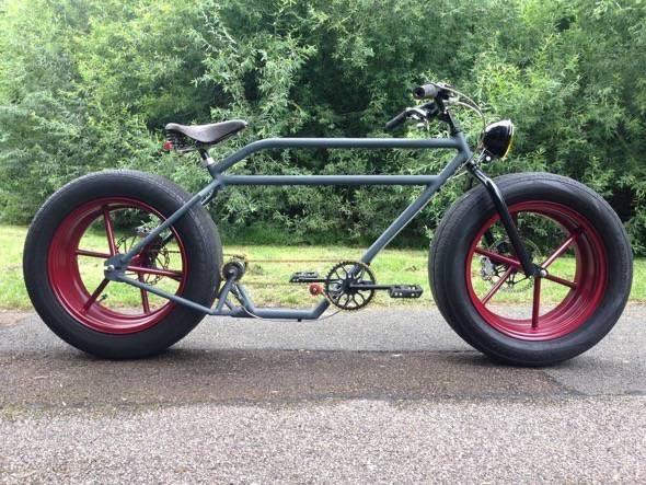 Car Wheel Bicycle Side View
