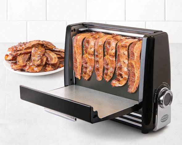 Nostalgia BCN6BK Bacon Express Crispy Bacon Grill Cooking
