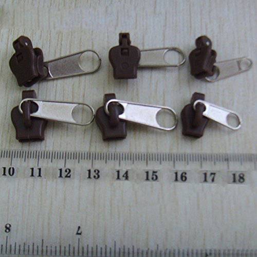 ADSRO 6Pc Universal Instant Fix Zipper Repair Replacement Zip 5