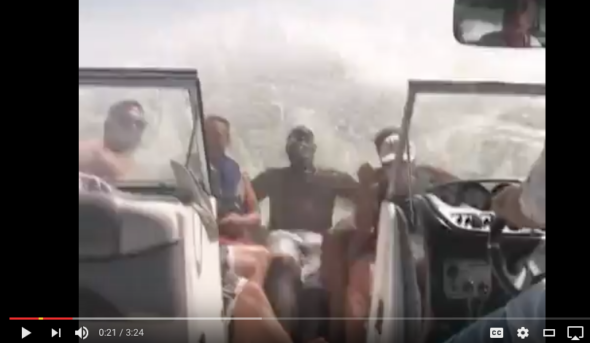 Jet Boat Submarine Trick.