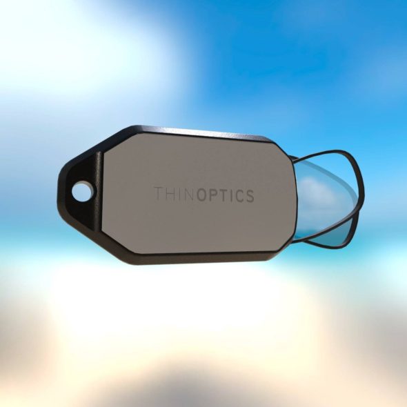 ThinOptics Foldable Keychain Reading Glasses Side