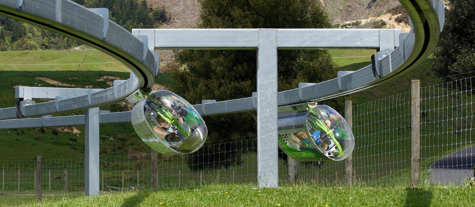 Shweeb – Human Powered Racing Pod Circuit