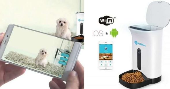 RolliPet Smart Pet Feeder Camera