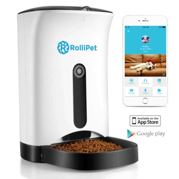 RolliPet Smart Pet Feeder Controls