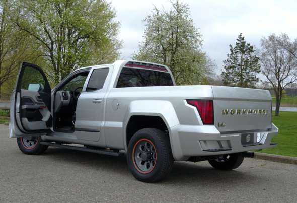 Workhorse W-15 Electric Pickup Truck Rear