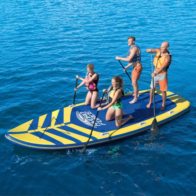 Huge Stand Up Paddle Board Holds 8 People GadgetKing