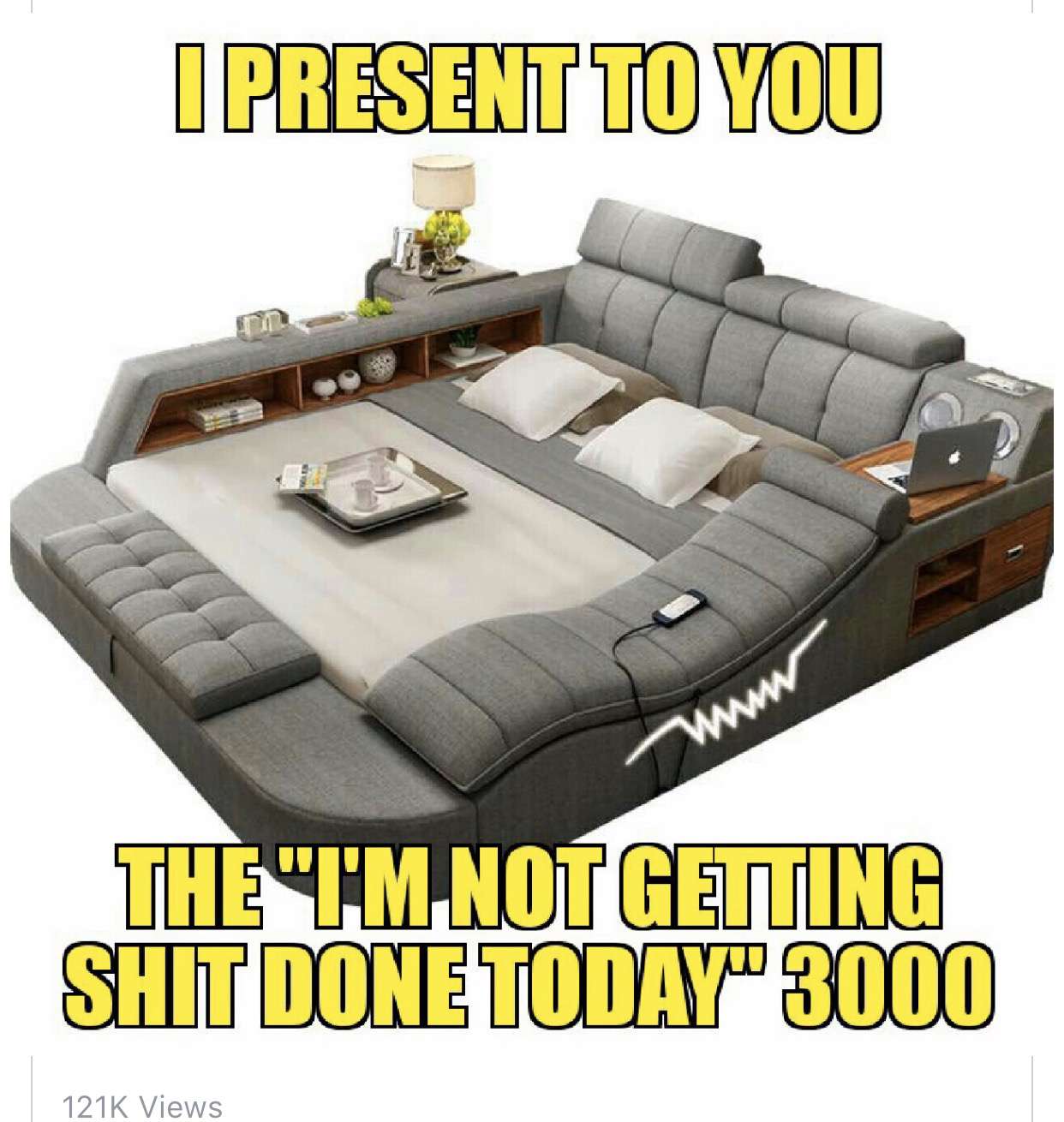 I'm not getting shit done today 3000