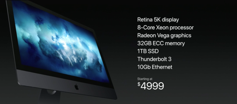 iMac Pro Specs