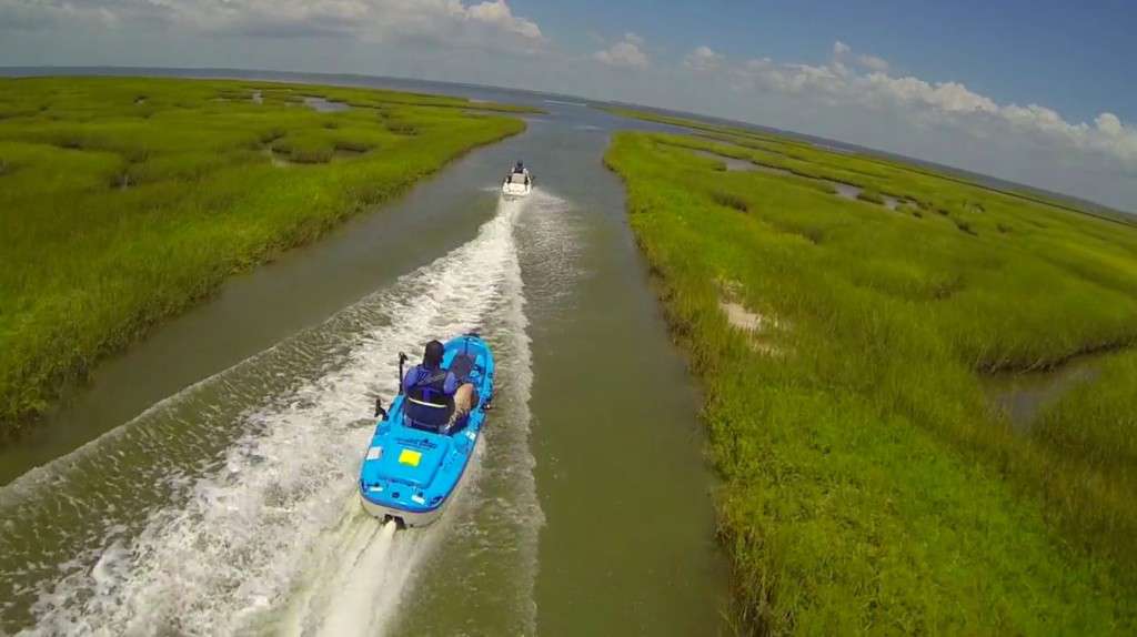 Jet Angler Jet Propelled Kayak Racing
