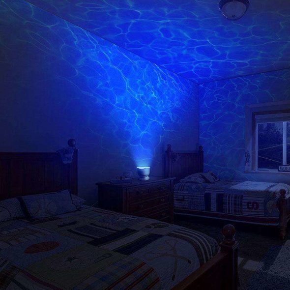 Ocean Wave Light Projector Blue