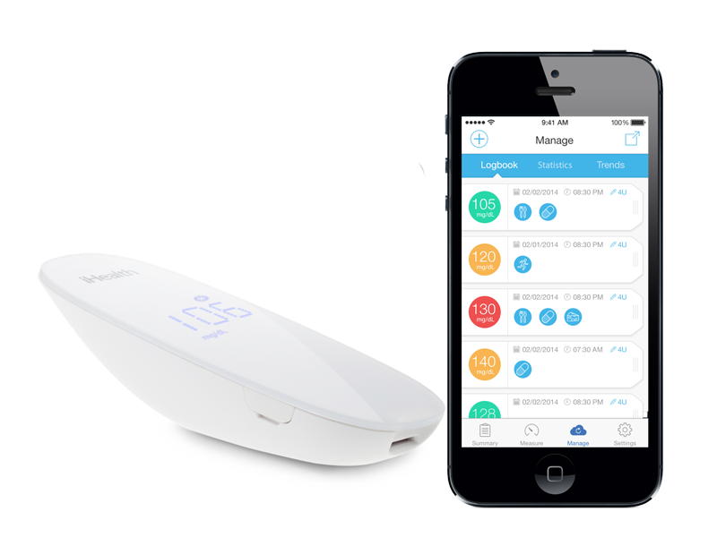 iHealth Smart Glucometer iPhone Blood Sugar