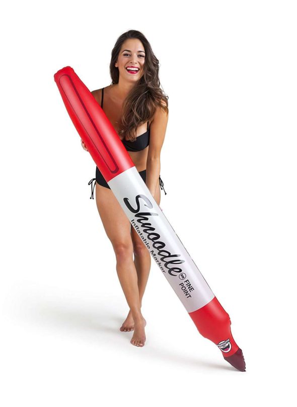 Giant Sharpie Pool Inflatable Float Schnoodle