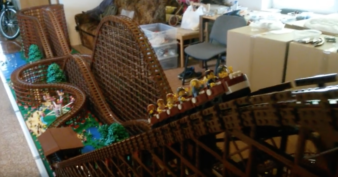 Amazing Lego Rollercoaster
