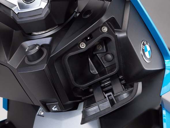 BMW C400X Scooter Front Storage