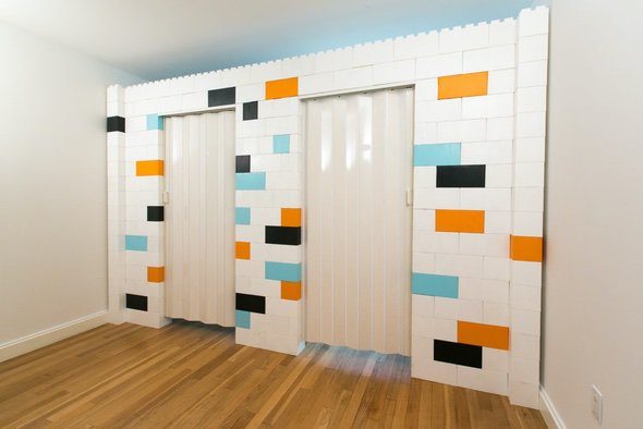 EverBlock Large Lego Blocks Wall With Door