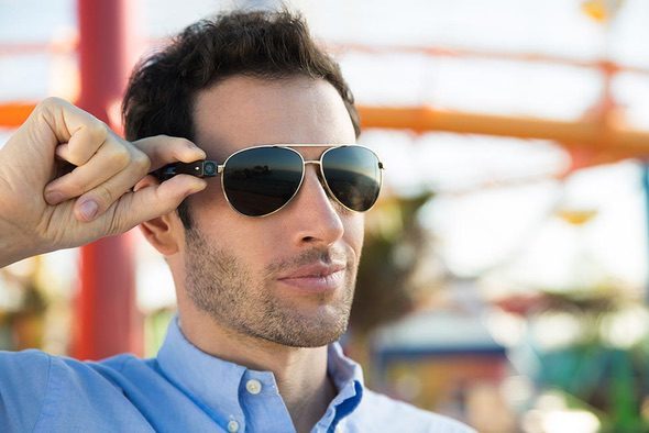 PogoCam Wearable Glasses Camera In Action