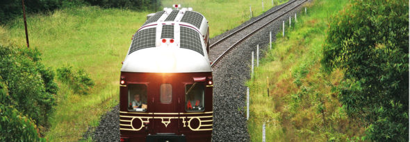 Byron Bay Fully Electric Solar Powered Train 1