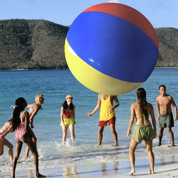 12-Foot Giant Beach Ball Play