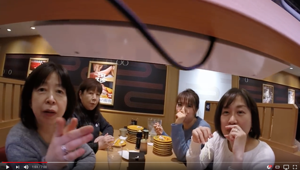 GoPro Sushi Conveyor Belt Video