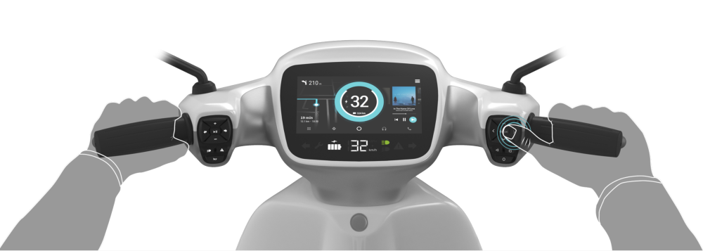 Bolt Mobility AppScooter Touchscreen