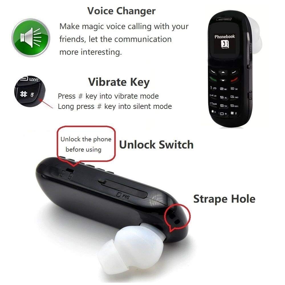 Tiny Cell Phone with earpiece