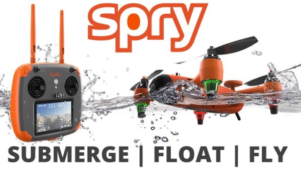 Spry Waterproof Drone and Remote Control