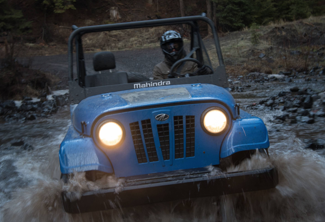 Mahindra Roxor Blue In Water