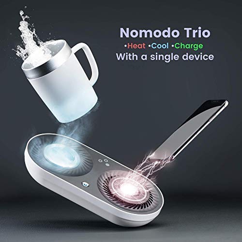 Nomodo Wireless Qi Charger with Drink warmer cooler 5