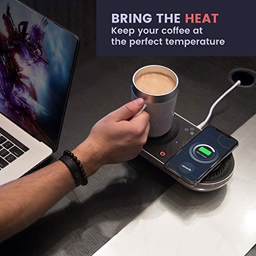 Nomodo Wireless Qi Charger with Drink warmer cooler 7