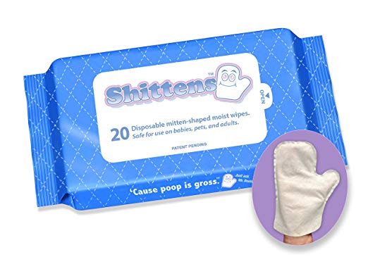 Mitten-Shaped Moist Wipes – Shittens