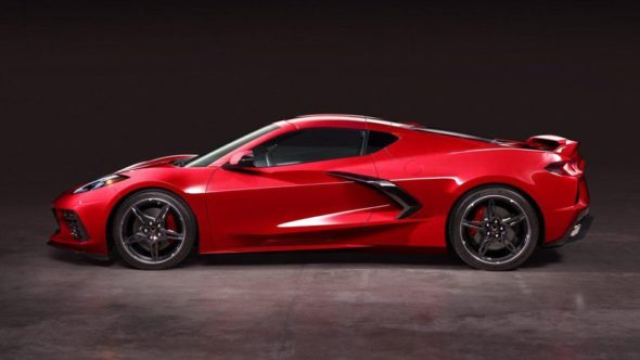 2020 Chevrolet Corvette C8 Stingray Red Side
