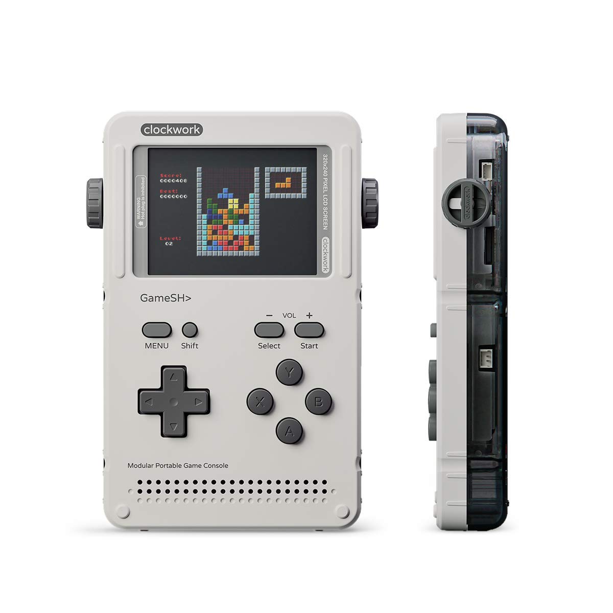 Clockwork GameShell Portable Game Console Sideview