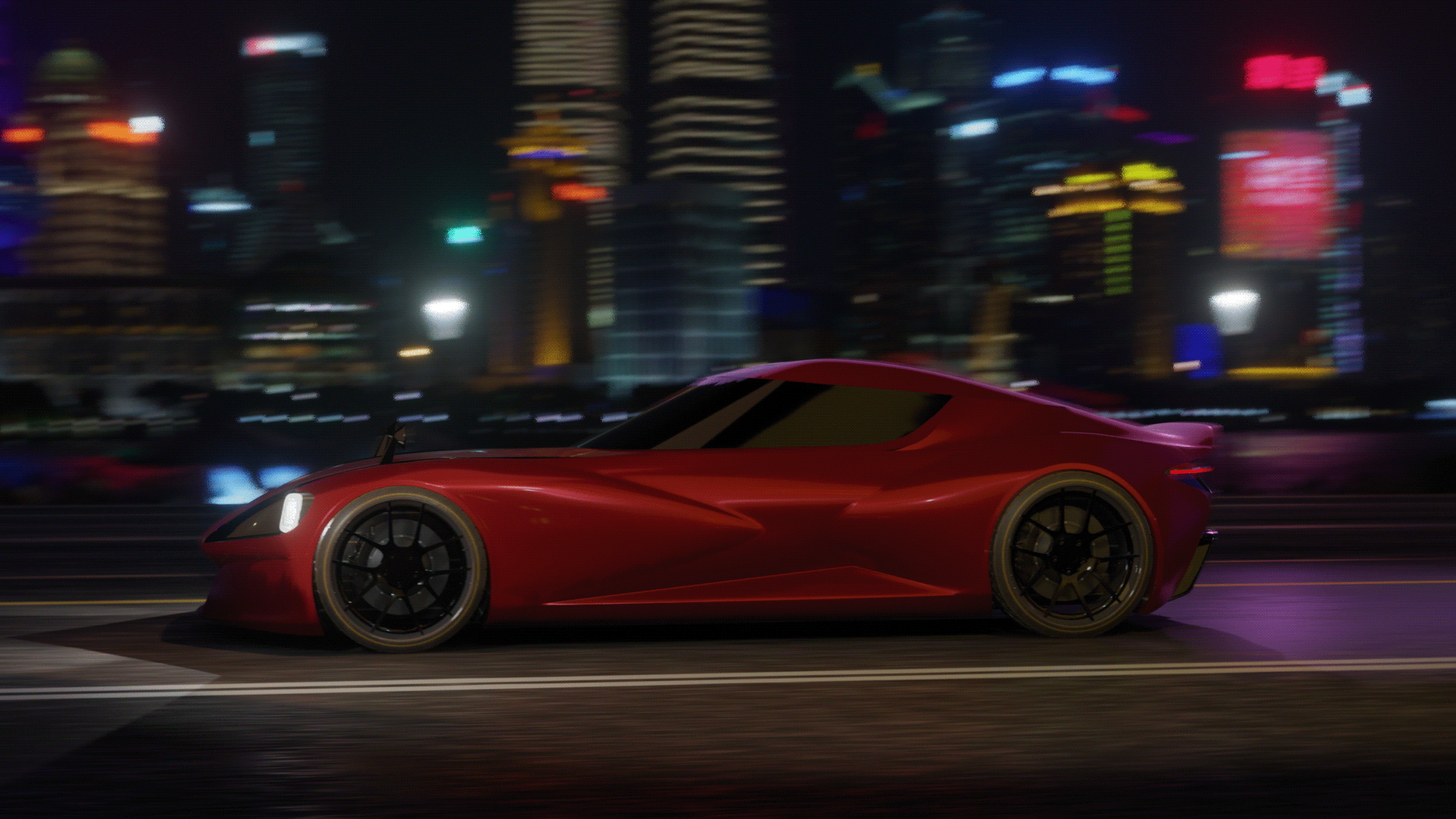 Nissan 400Z Sideview