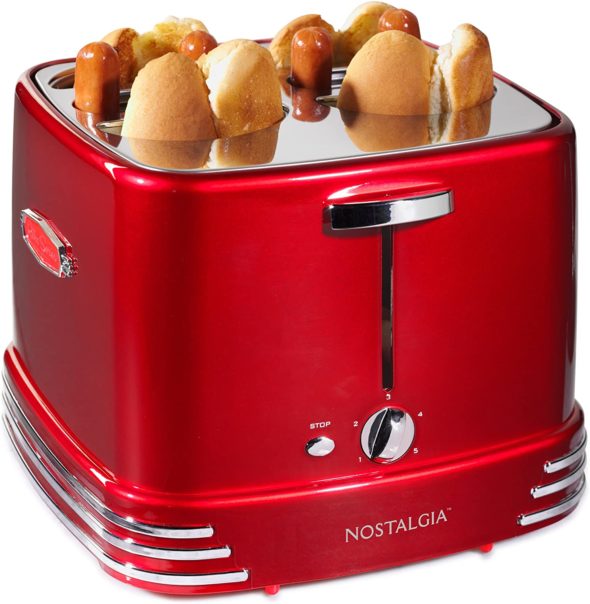 Nostalgia Red 4 hot dog cooker