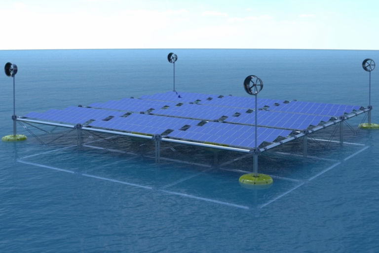 Sinn Power Floating solar wind wave system 3