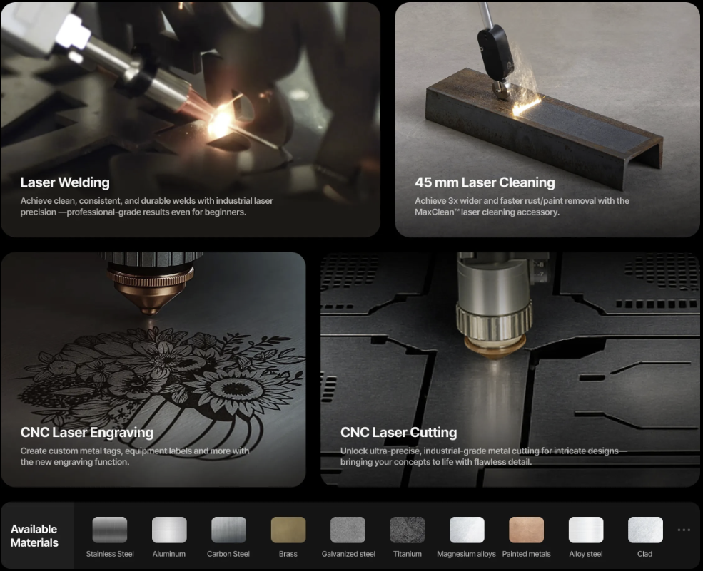 xTool MetalFab Laser Welder CNC