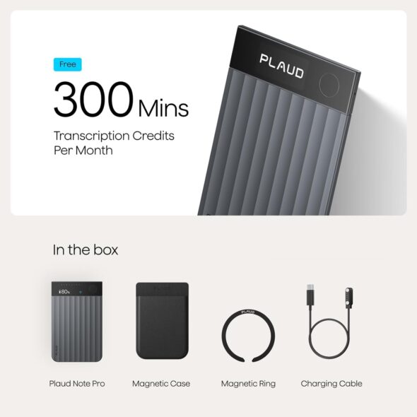 Plaud Note Pro AI Voice Reocrder Transcribe