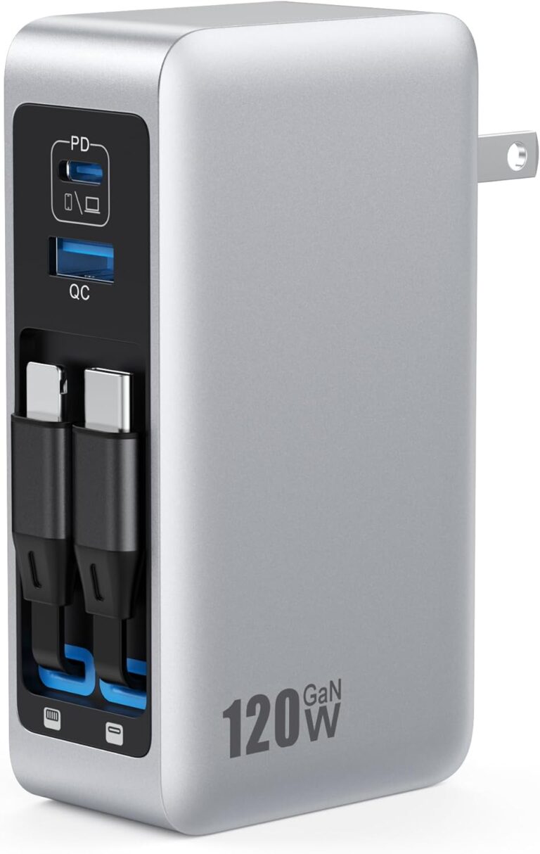 USB C Lighting Retractable Charger