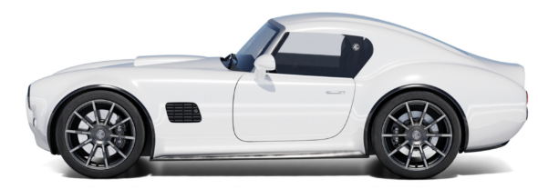 AC GT White Side View